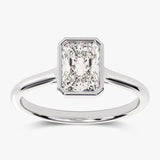 Solitaire Engagement Ring Featuring 1.50 CT Radiant Moissanite 5