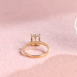 Hidden Halo Engagement Ring Featuring 3.0 CT Radiant Moissanite 7