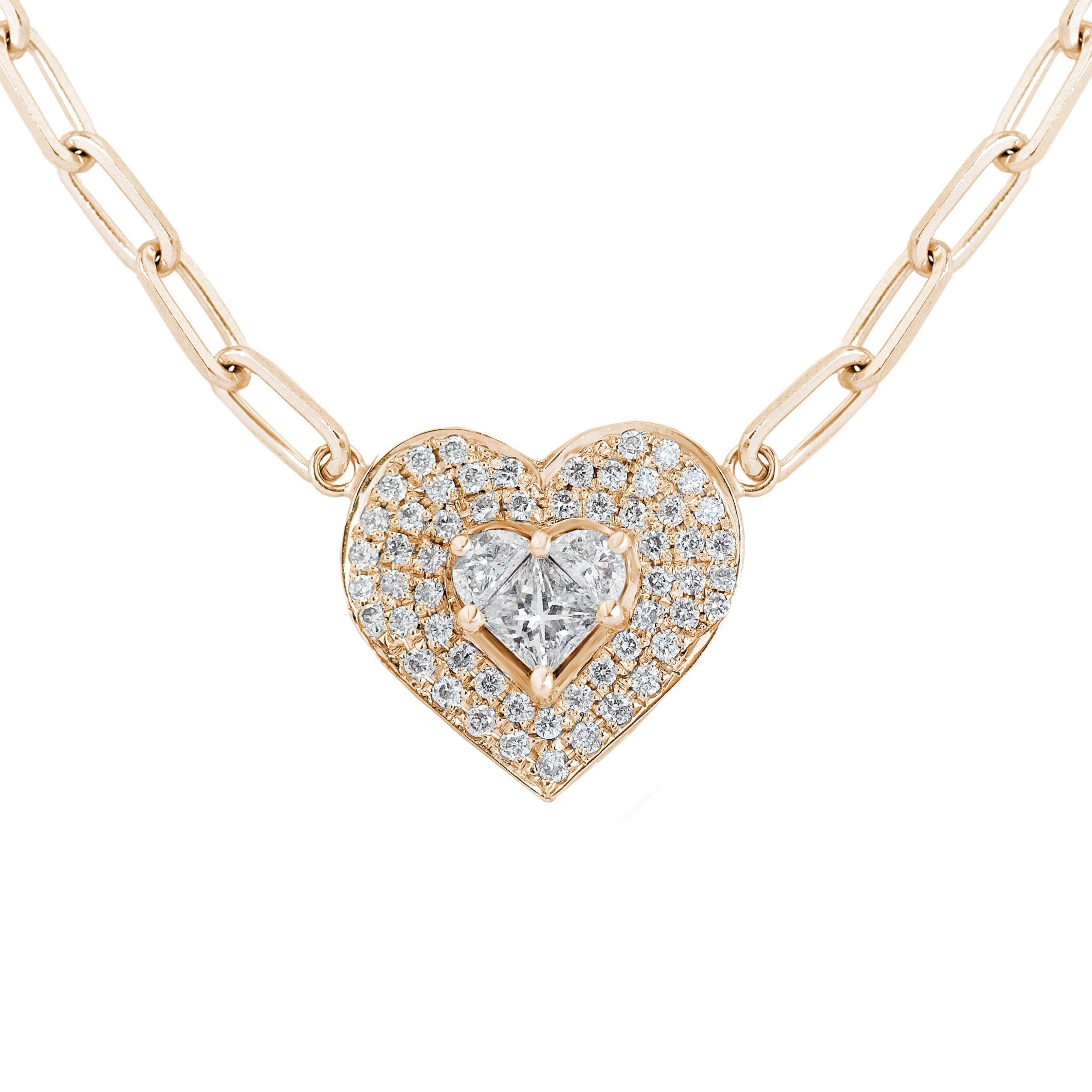 1.0 Carats Pear Cut Moissanite Halo Necklace 5