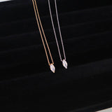 0.50 CT Marquise Shaped Moissanite Solitaire Necklace 4