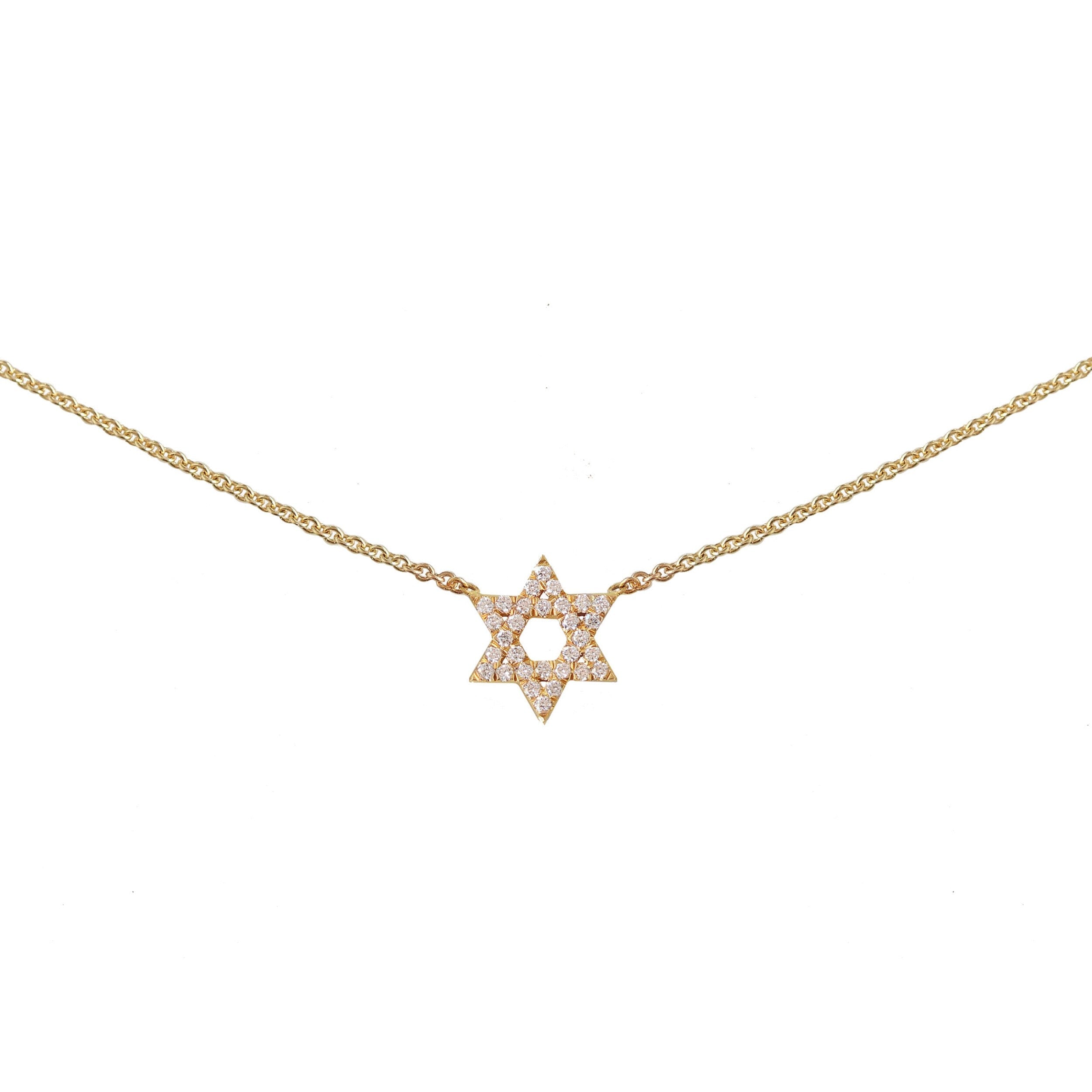 0.15 Carats Round Shape Moissanite Star Necklace For Her 2