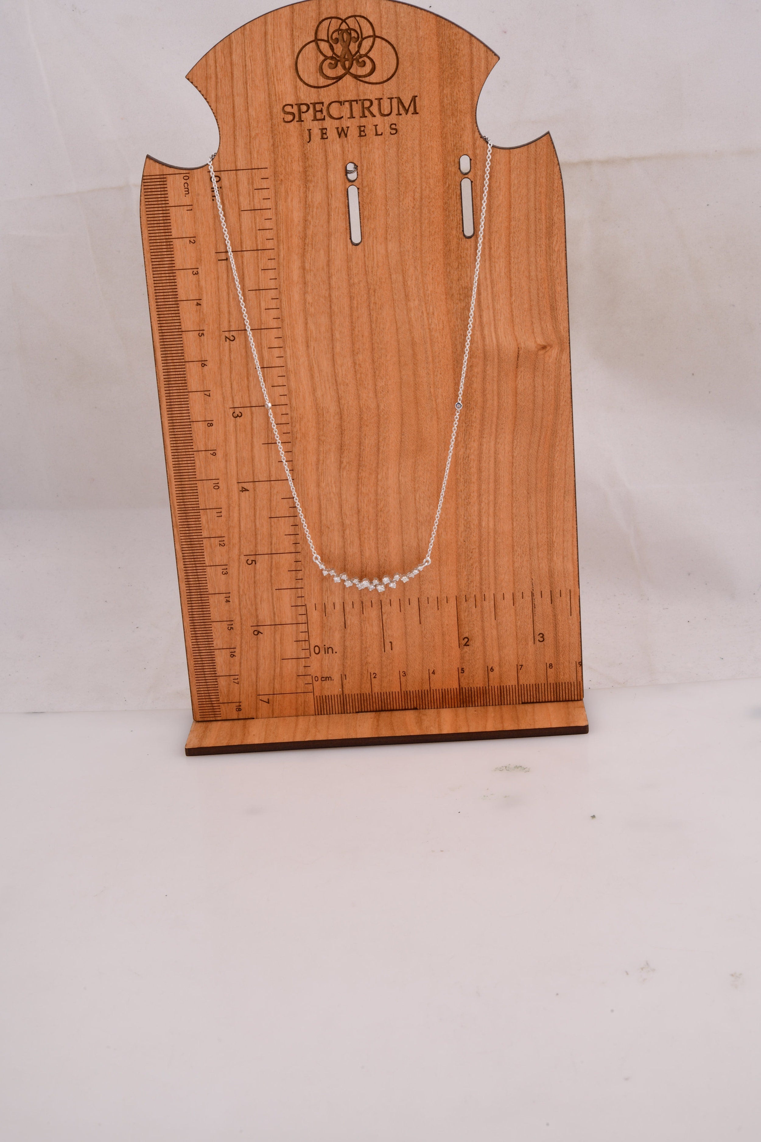 1.50 Carats Round Cut Moissanite Cluster Style Necklace 3