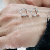 0.25 TCW  Round Cut Moissanite Stud Earrings 8