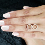 0.25 TCW  Round Cut Moissanite Stud Earrings 2