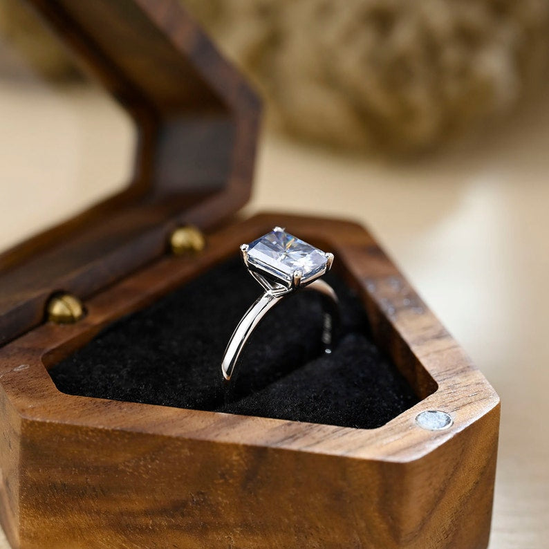 Radiant Solitaire Lab-Grown Diamond Engagement Ring