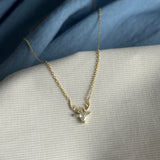 0.7 TCW Deer Shape Moissanite Necklace 4