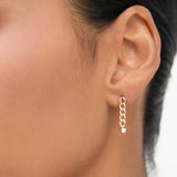 0.2 TCW Round Cut Moissanite Drop Style Earrings 7