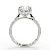 2.54 CT Cushion Moissanite Solitaire Engagement Ring - farrellouise