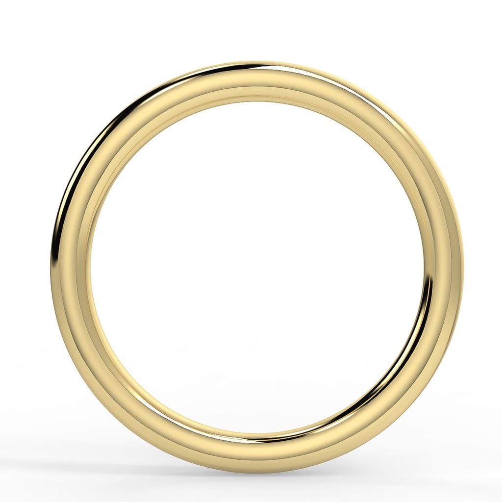 CLASSIC PLAIN GOLD WEDDING BAND - farrellouise