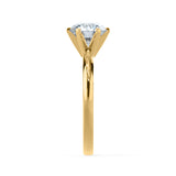 Round Solitaire Lab Grown Diamond Engagement Ring