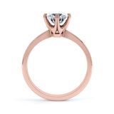 Round Solitaire Lab Grown Diamond Engagement Ring