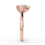 Solitaire Engagement Ring Featuring 1.33 CT Pear Moissanite 9