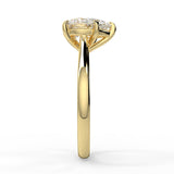 Solitaire Engagement Ring Featuring 1.33 CT Pear Moissanite 3