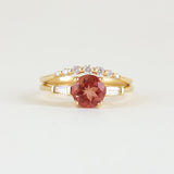 Half Eternity Wedding Band Featuring 0.12 TCW Round Moissanite 8