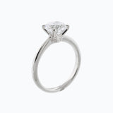 1.50 CT Round Shaped Moissanite Solitaire Engagement Ring 5