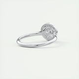 Solitaire Bezel Engagement Ring Featuring 2.0 CT Round Moissanite 3
