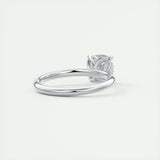 Solitaire Engagement Ring Featuring 1.49 CT Cushion Moissanite 3