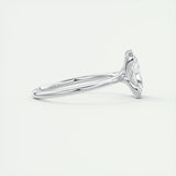 Solitaire Bezel Engagement Ring Featuring 2.10 CT Radiant Moissanite 2