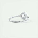 Solitaire Engagement Ring Featuring 1.19 CT Round Moissanite 3
