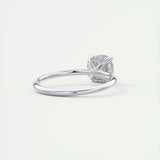 Hidden Halo Engagement Ring Featuring 2.15 CT Cushion Moissanite 3