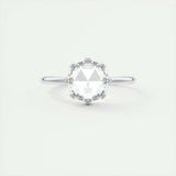 Solitaire Engagement Ring Featuring 1.35 CT Round Moissanite 1