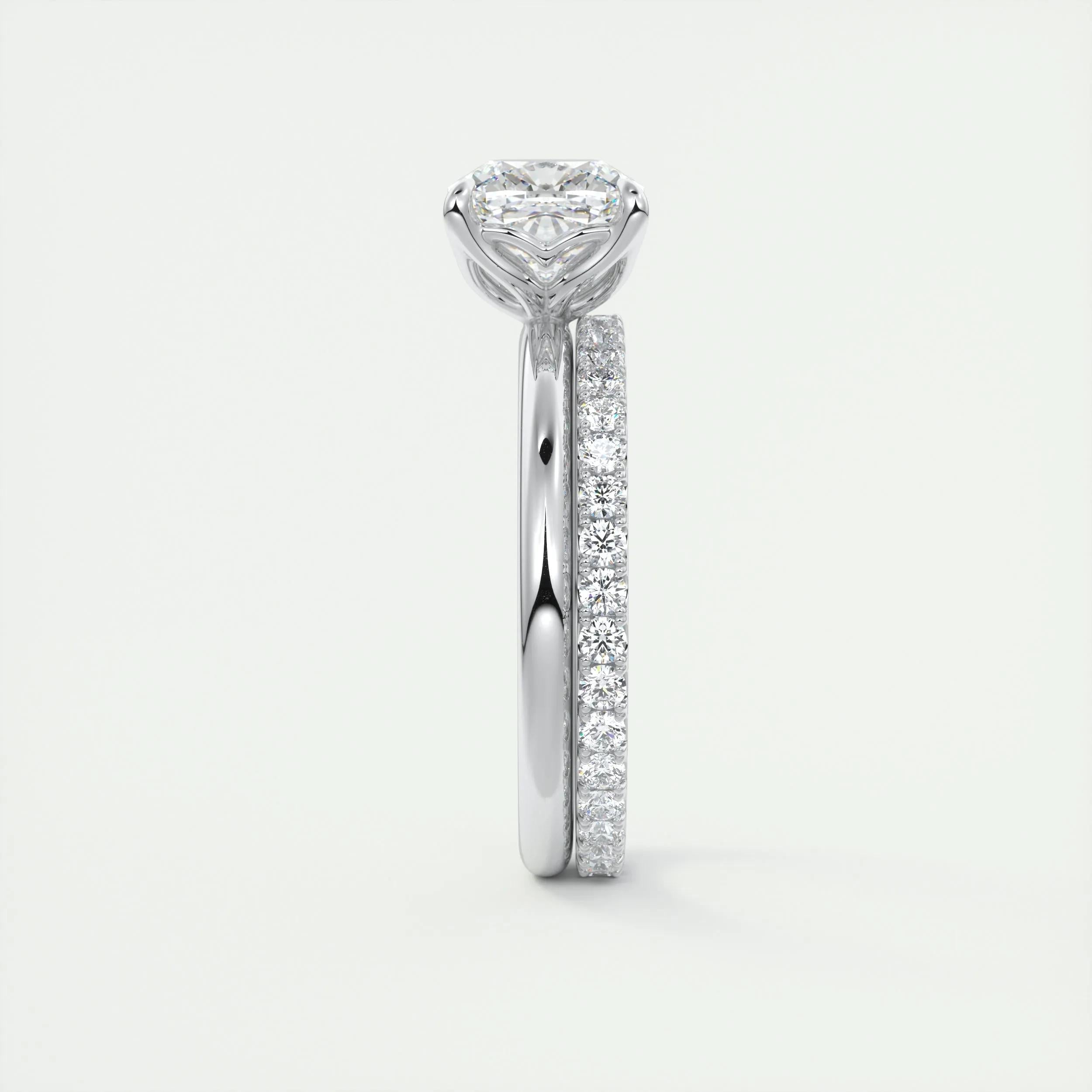 Solitaire Engagement Ring Featuring 1.49 CT Cushion Moissanite 5