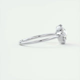 Solitaire Engagement Ring Featuring 1.35 CT Round Moissanite 3