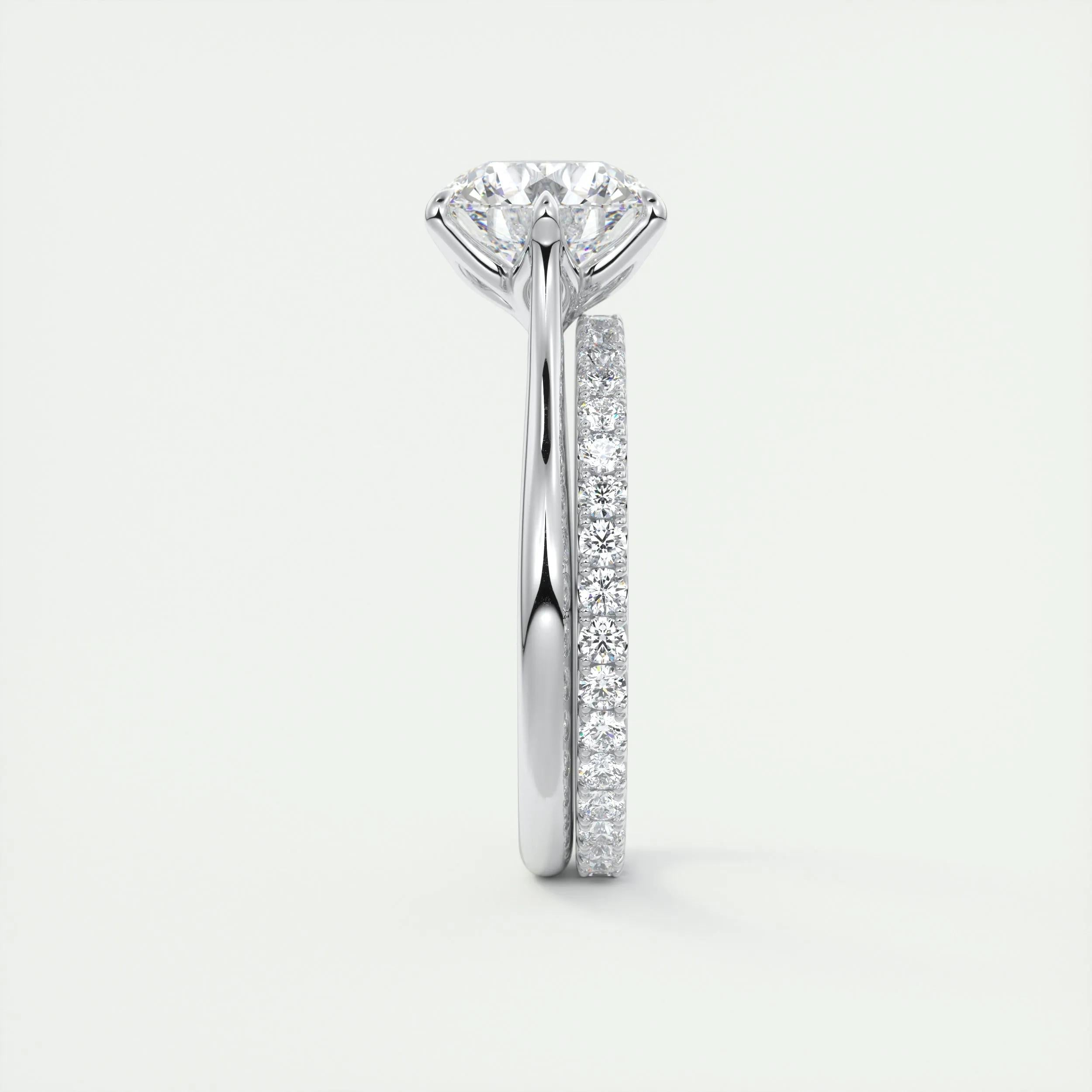 Solitaire Engagement Ring Featuring 1.35 CT Round Moissanite 7