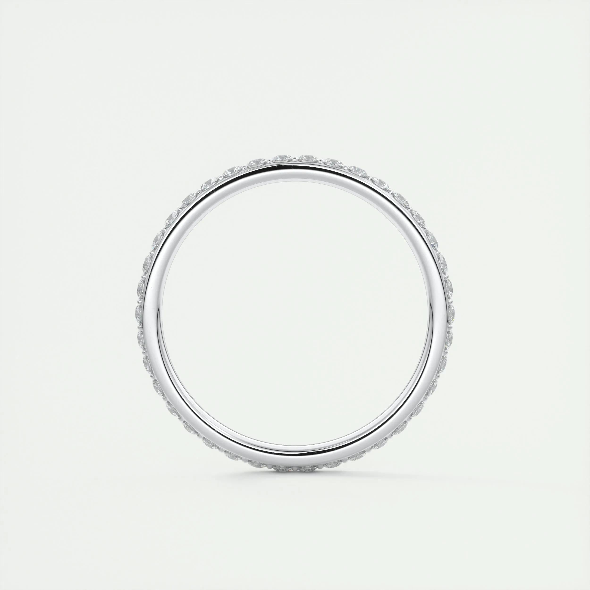 Full Eternity Wedding Band Featuring 0.74 TCW Round Moissanite 6