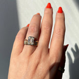 Solitaire Bezel Engagement Ring Featuring 1.91 CT Emerald Moissanite 24