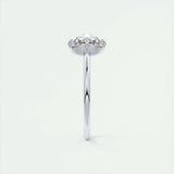 Solitaire Engagement Ring Featuring 1.19 CT Round Moissanite 6