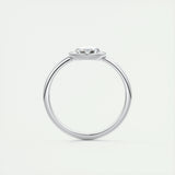 Solitaire Engagement Ring Featuring 1.19 CT Round Moissanite 7