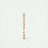 Full Eternity Wedding Band Featuring 0.37 TCW Round Moissanite 14