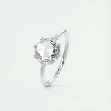Solitaire Engagement Ring Featuring 1.35 CT Round Moissanite 5