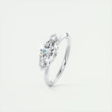Solitaire Bezel Engagement Ring Featuring 1.98 CT Marquise Moissanite 5