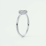 Solitaire Engagement Ring Featuring 1.19 CT Round Moissanite 5