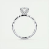 Solitaire Engagement Ring Featuring 1.49 CT Cushion Moissanite 7