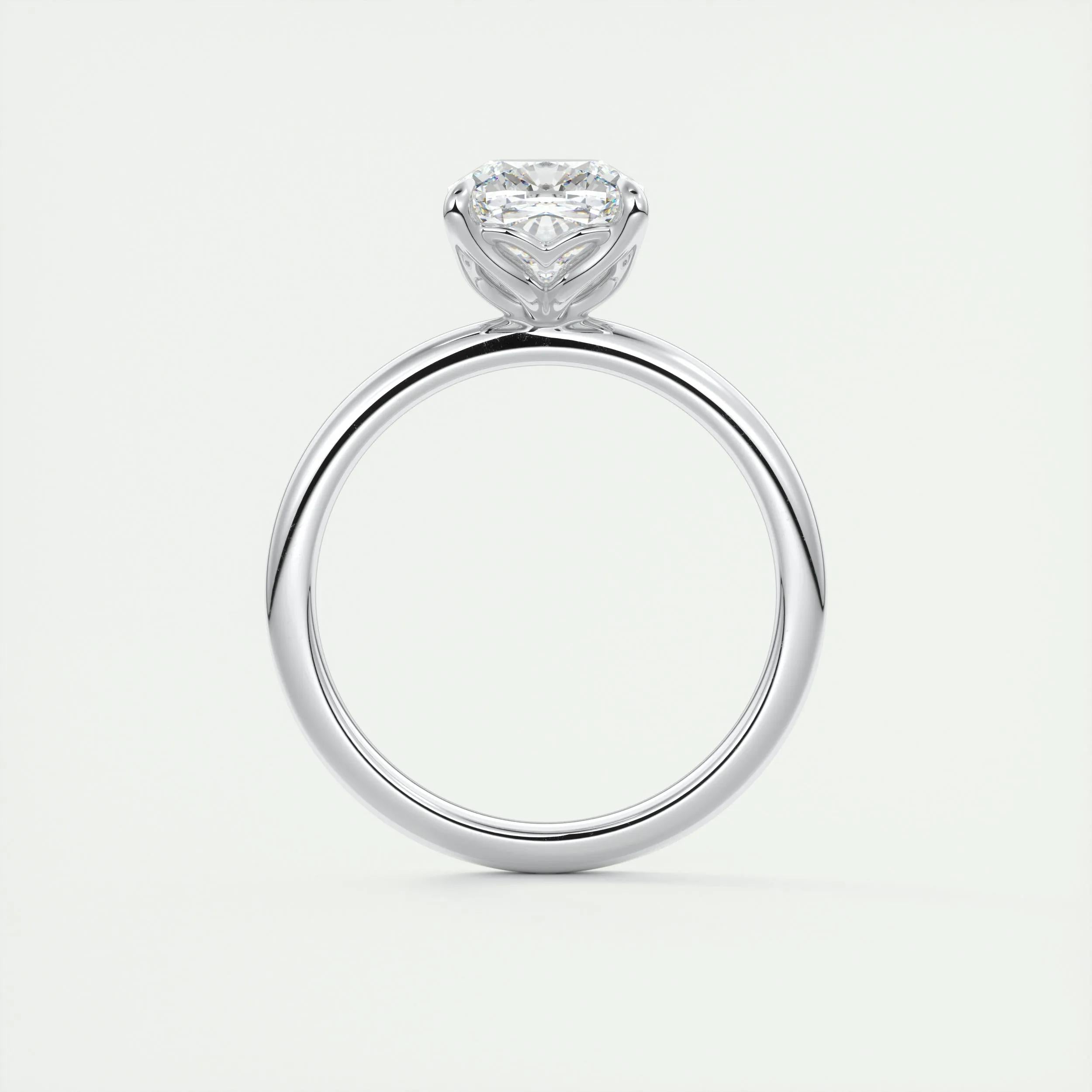 Solitaire Engagement Ring Featuring 1.49 CT Cushion Moissanite 7