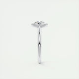 Solitaire Engagement Ring Featuring 1.19 CT Round Moissanite 6
