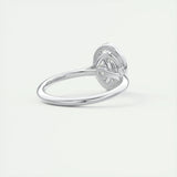 Solitaire Bezel Engagement Ring Featuring 1.91 CT Oval Moissanite 4