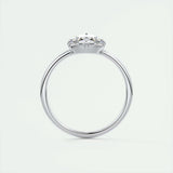 Solitaire Engagement Ring Featuring 1.19 CT Round Moissanite 7