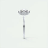 Solitaire Engagement Ring Featuring 1.35 CT Round Moissanite 7