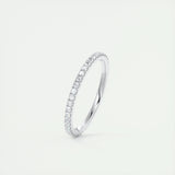 Full Eternity Wedding Band Featuring 0.36 TCW Round Moissanite 2