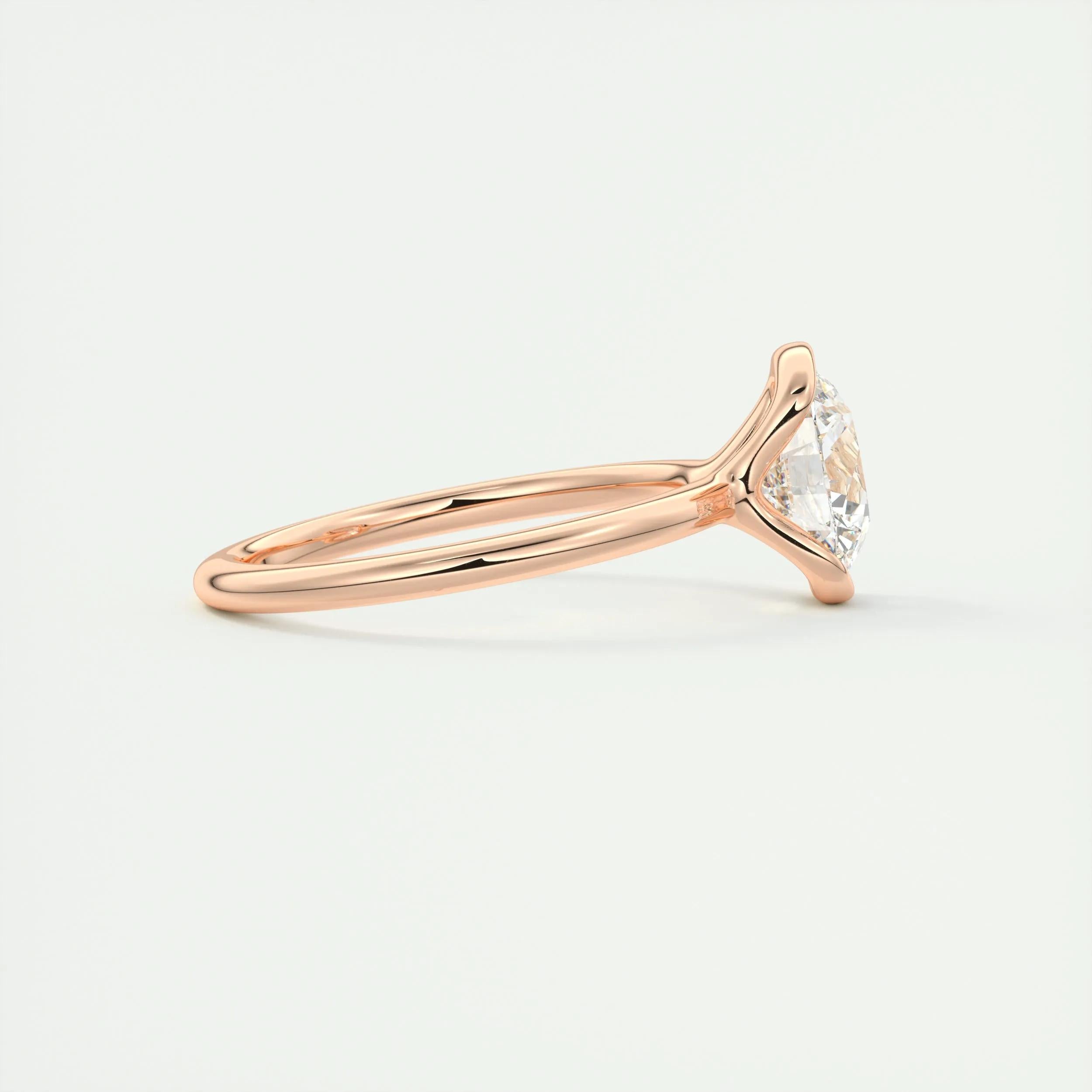 Solitaire Bezel Engagement Ring Featuring 2.0 CT Round Moissanite 16