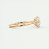 Solitaire Engagement Ring Featuring 1.35 CT Round Moissanite 16