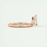 Solitaire Bezel Engagement Ring Featuring 1.44 CT Trillion Moissanite 16
