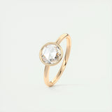 Solitaire Engagement Ring Featuring 1.19 CT Round Moissanite 16