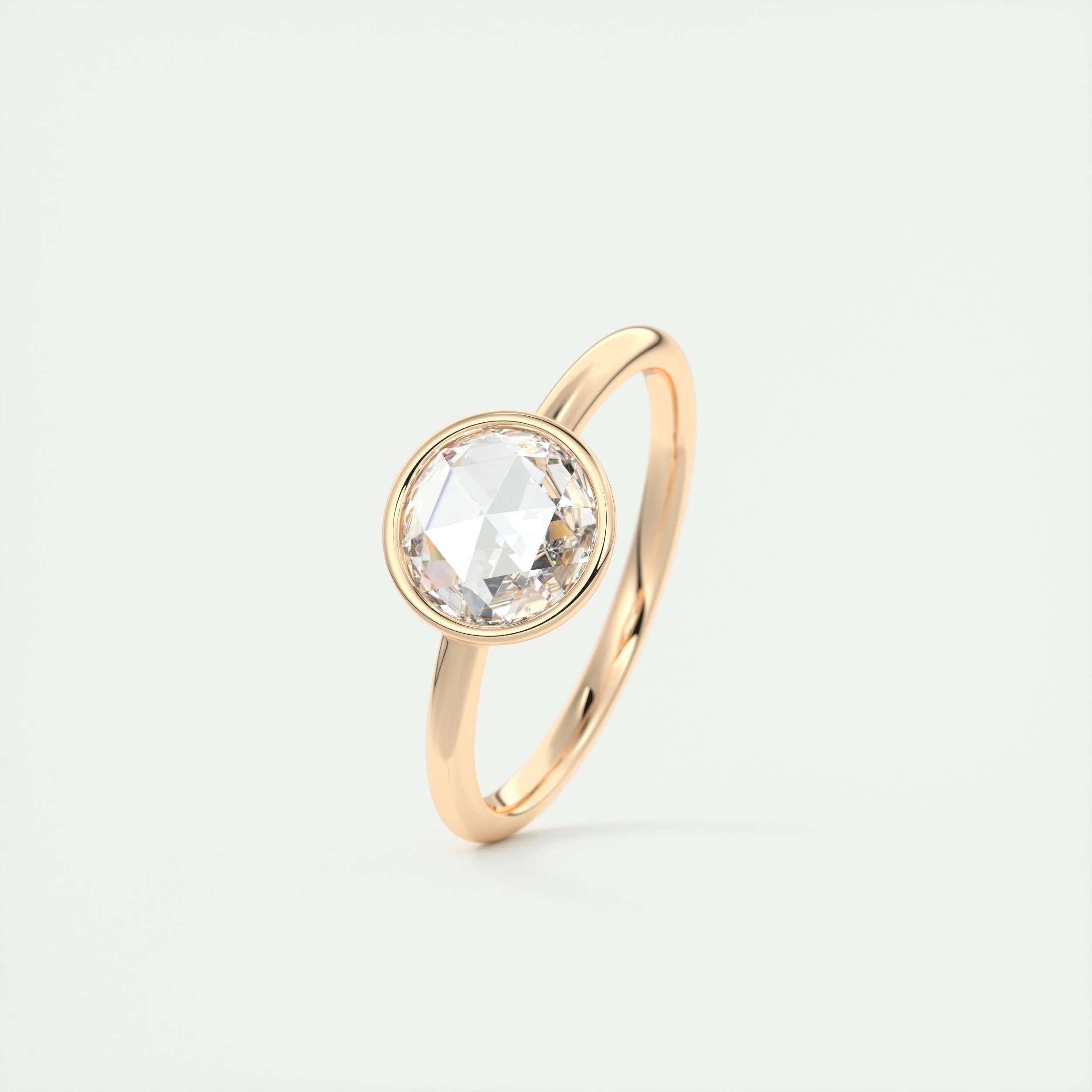 Solitaire Engagement Ring Featuring 1.19 CT Round Moissanite 16