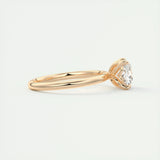 Solitaire Engagement Ring Featuring 1.49 CT Cushion Moissanite 16