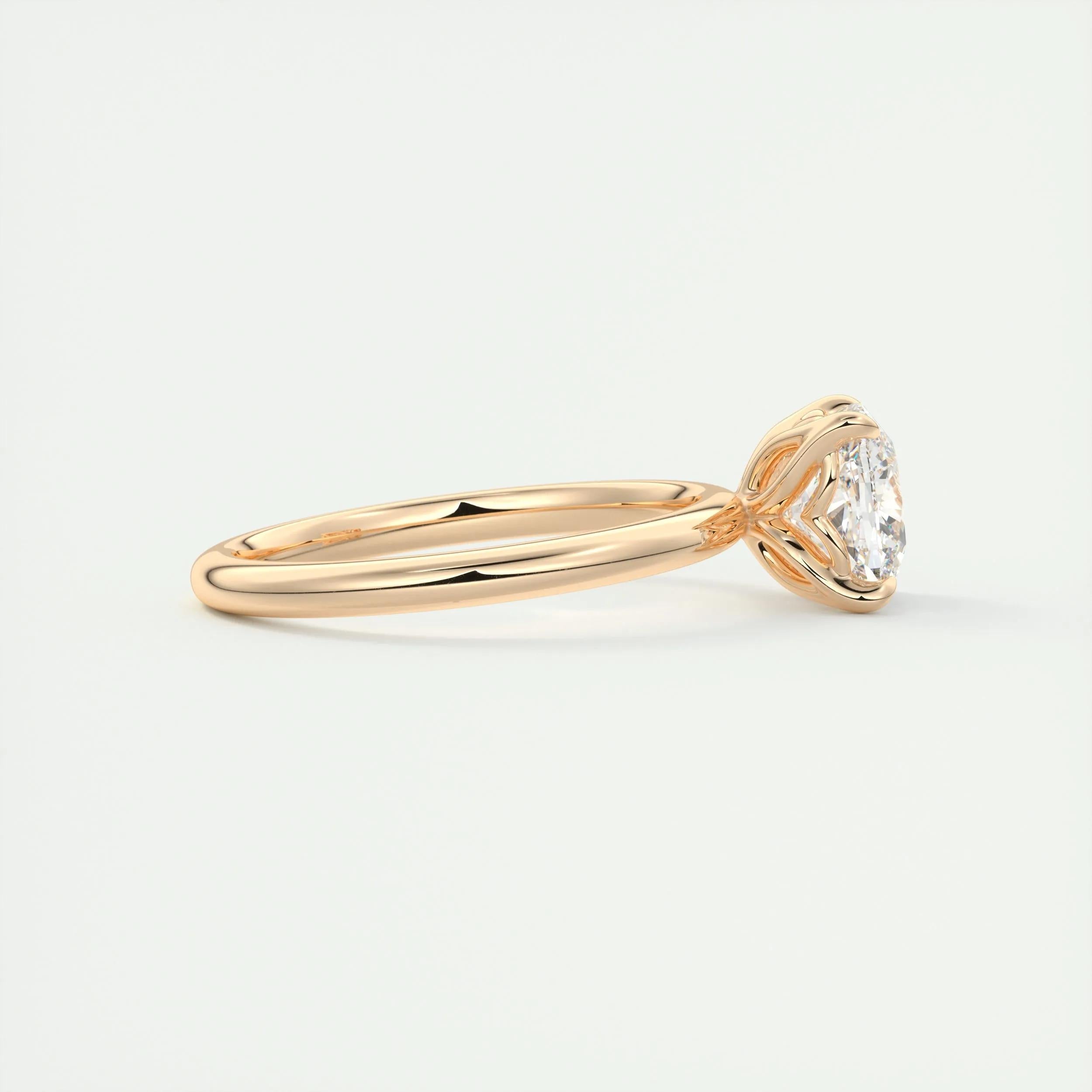 Solitaire Engagement Ring Featuring 1.49 CT Cushion Moissanite 16